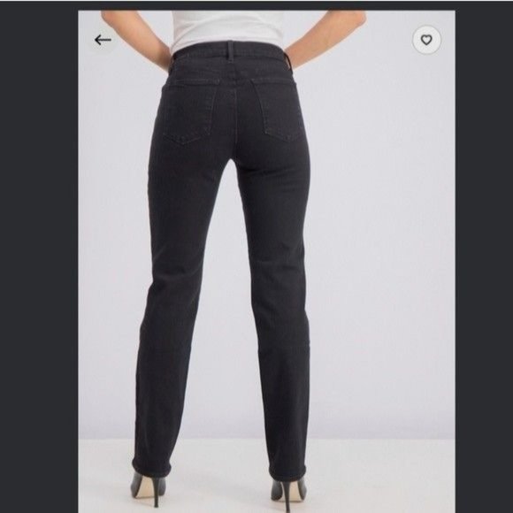 J Brand Women's Vanity Mid Rise Straight Leg Jeans Black size 28 - Picture 8 of 12